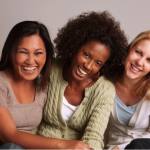 Smiling group of women